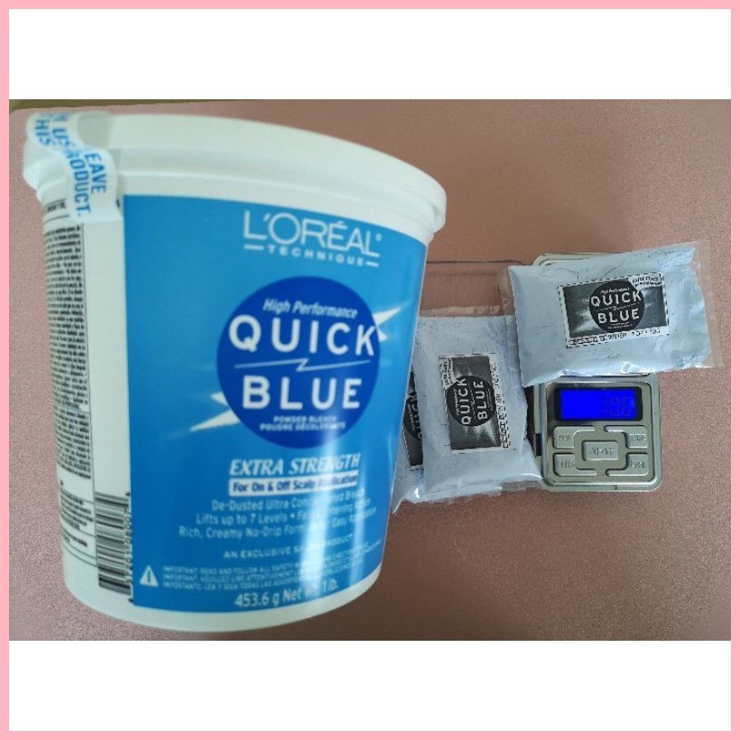 L'OREAL Quick Blue Powder Bleach (repacked) | Shopee Philippines