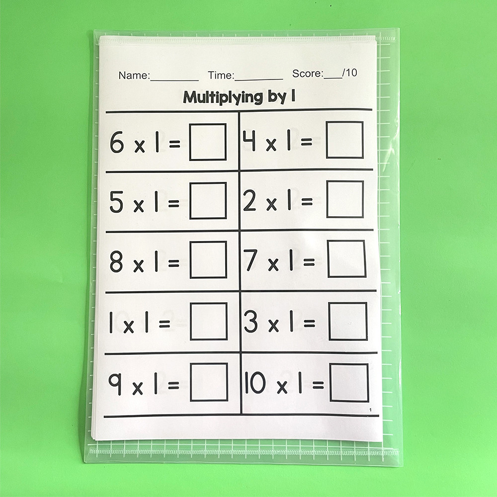 Math Workbook Multiplication Division Fraction Exercise Workbook ...