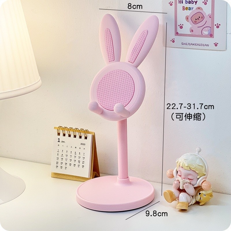 Adjustable Rabbit Liftable Phone Stand Desktop Cartoon Rabbit Tablet ...
