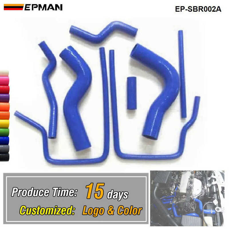 EPMAN Silicone Intercooler Turbo Radiator Heater Hose Kit Para Sa Subaru Impreza WRX Sti Gc8 Ej2