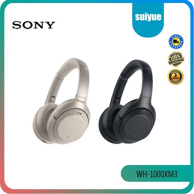 SONY WH 1000XM3 Wireless Noise canceling Headphones with Mic WH1000XM3 Over Ear Headphone Shopee Philippines