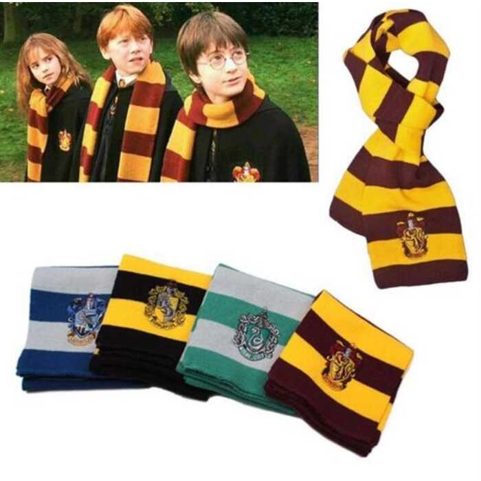 School Wizard Magic Potter Hermione Ron Hat Malfoy Scarves Cap Anime ...