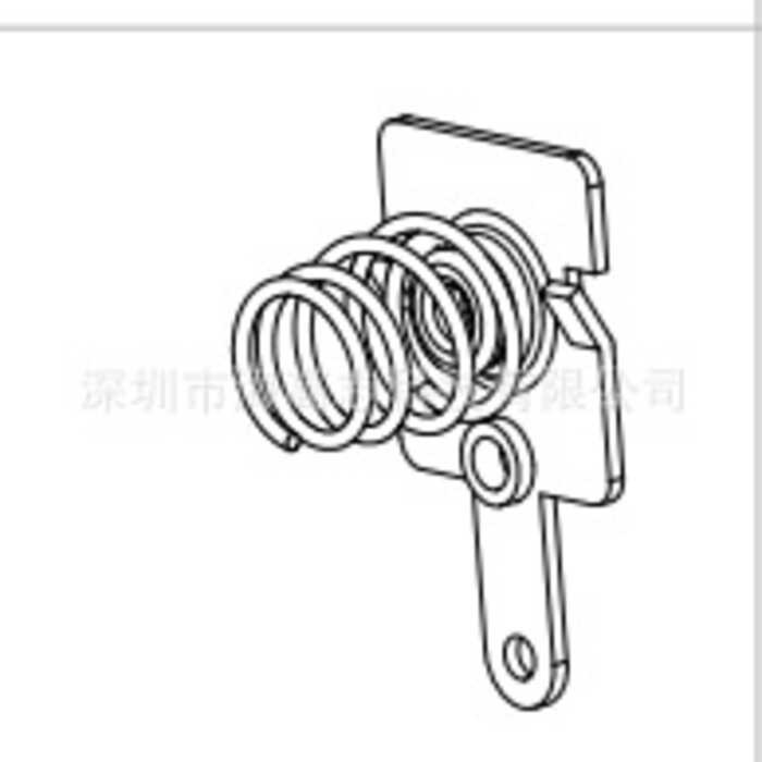 Battery Hardware Spring Plate 5204 Negative Electrode AAA AAAA N 23A ...