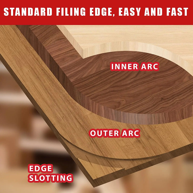 Woodworking Corner Routing Guide Set Round Corner Radius Templates ...