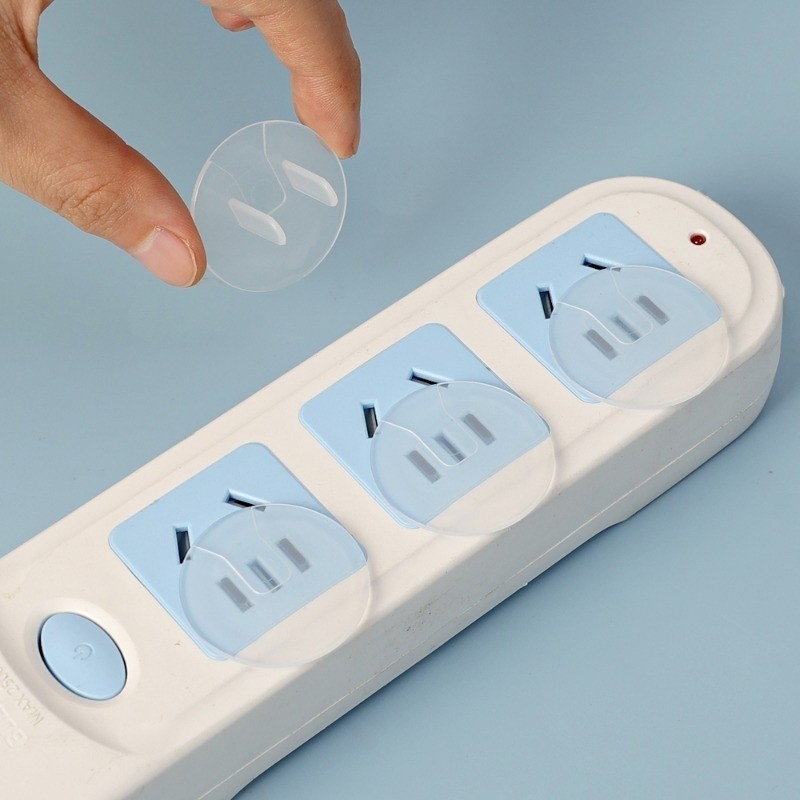10PCS Anti Electric Shock Plugs Protector Covers - Clear Shock Plug ...