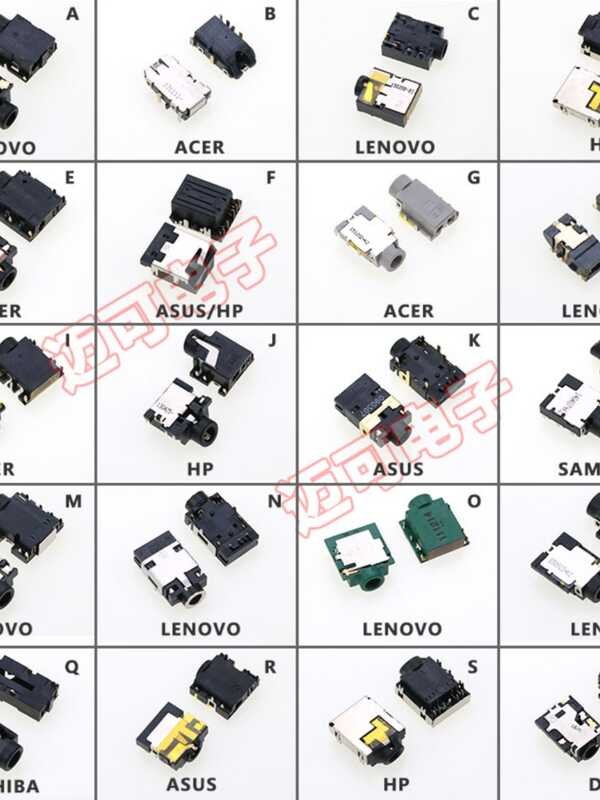Dell HP Lenovo notebook commonly used audio socket 3.5 headphone jack ...