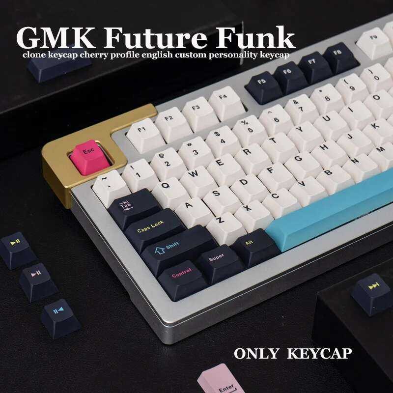 G Future Funk Large Set Cherry Profile Pbt Keycap Dye-Sub English ...