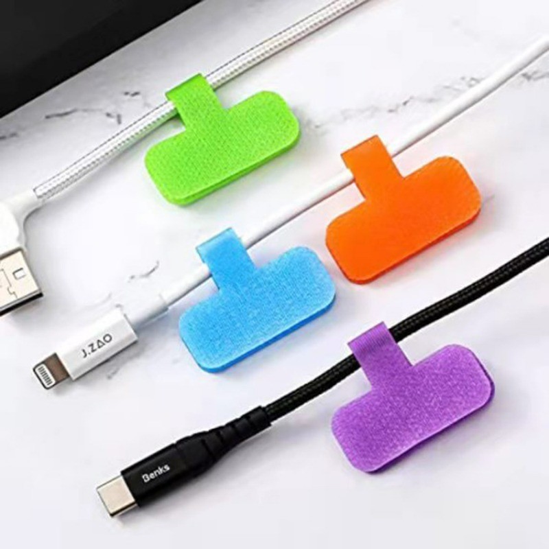 Writable, Reusable, Nylon - Home Office Wire Organizer Clips - Cable ...