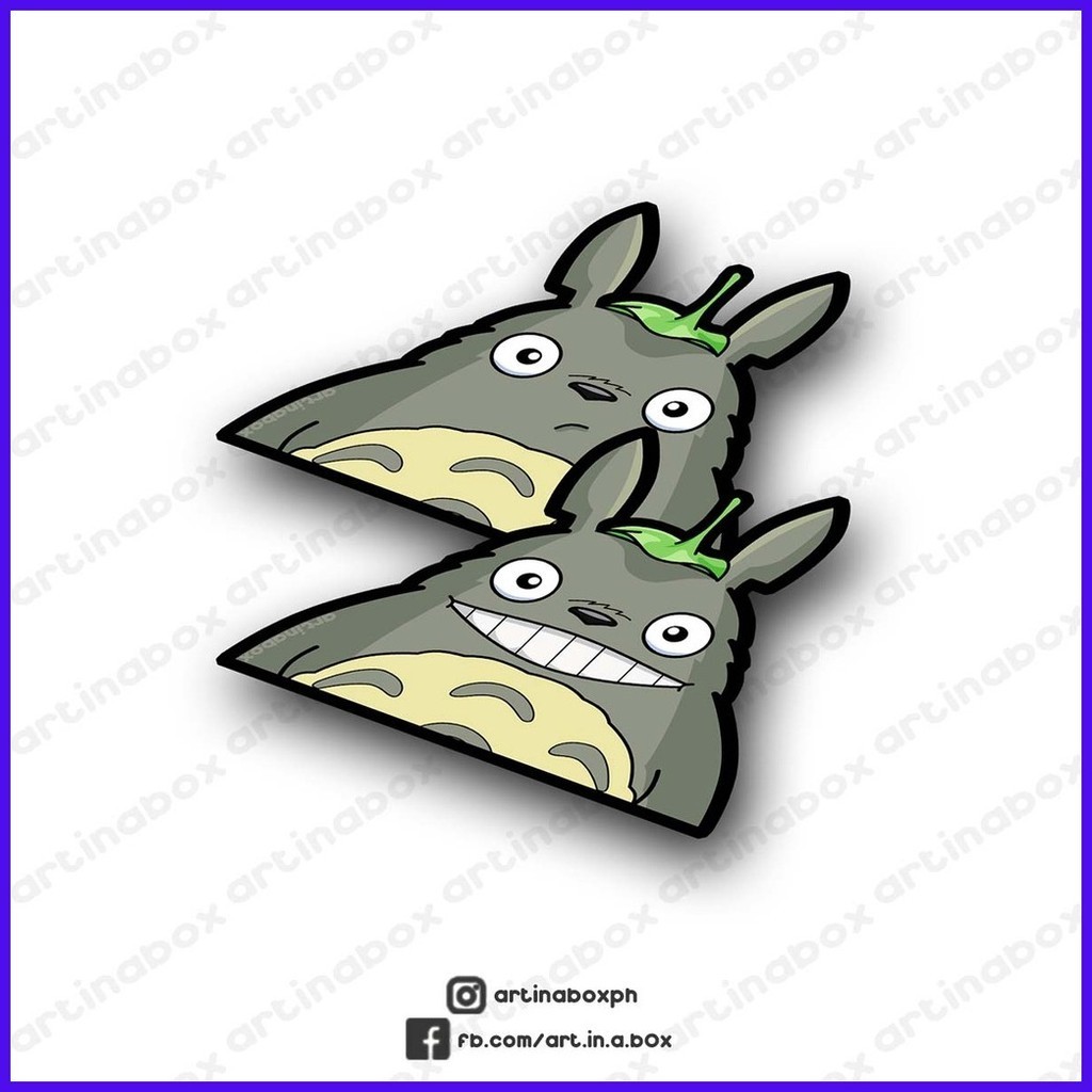 Totoro - My Neighbor Totoro Peeker Sticker (Half Body) | Shopee Philippines