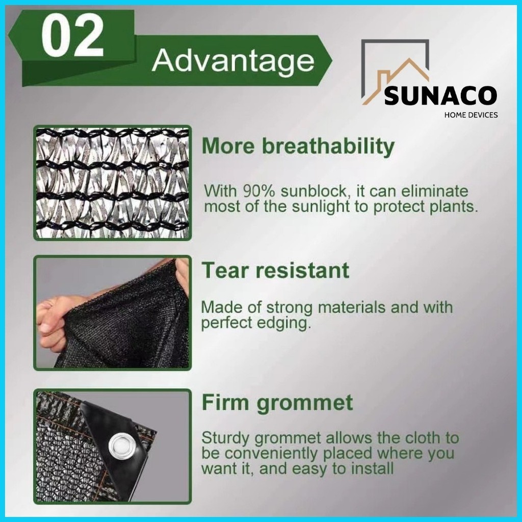 Smart weather net Anti-UV Sun shade Net for rain Outdoor Garden ...