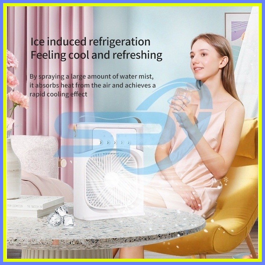 philips electric fan Air Conditioner Small fan mini 4 in 1 USB Mini ...