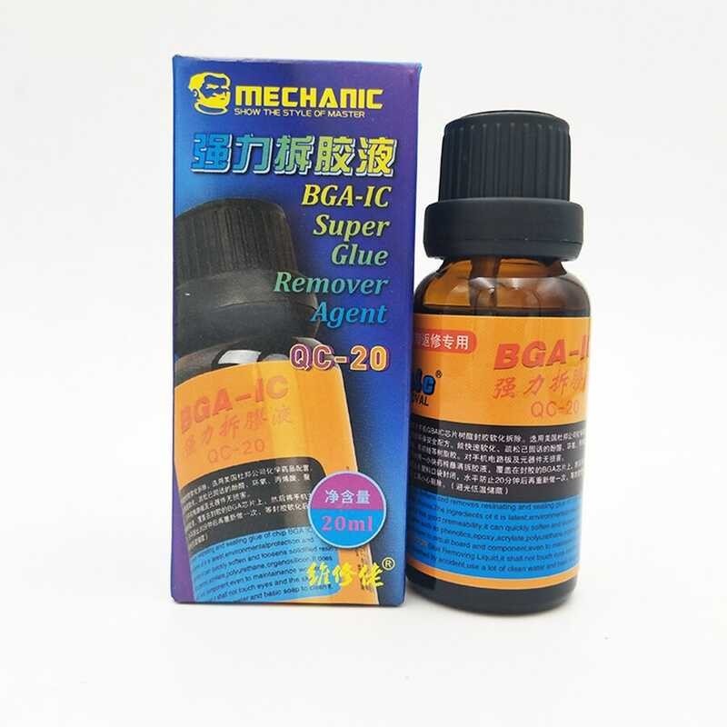 2023 MECHANIC BGA IC Demolition Glue Cleaner 20Ml Phone Adhesive Remove