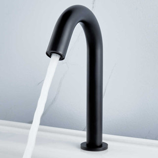 Black Automatic Touch Free Infrared Sensor Bathroom Basin Faucet ...