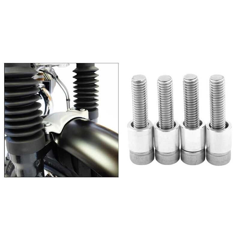 LY {Bao1} 4Pcs CNC Front Fender Riser Kits Motorcycle Mudguard Fender ...