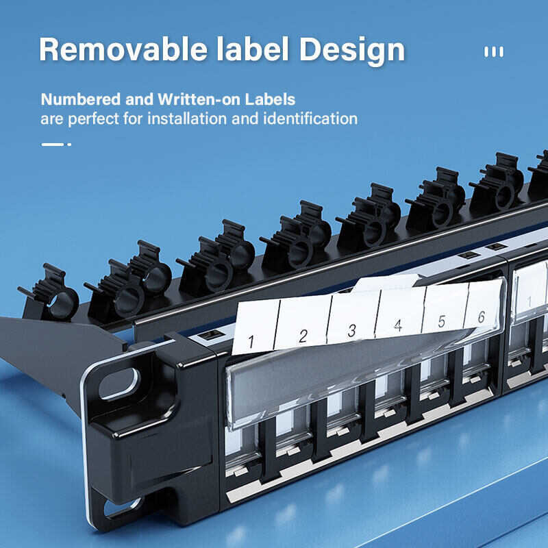 O Zoerax Rack Wall Mount 24 Port Blank (Blank Patch Panel Para Sa ...