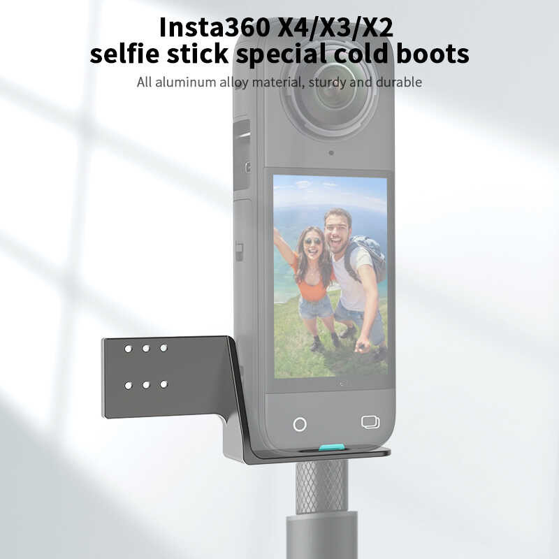 Husxh Horizontal And Vertical Racing Stand For Insta360 X4 Accessories Magnetic Extension Adapter Quick Release Mount Photo Support