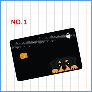 ⊕ Dogs Atm Beep Debit Credit Bank Card Skin Stickers 