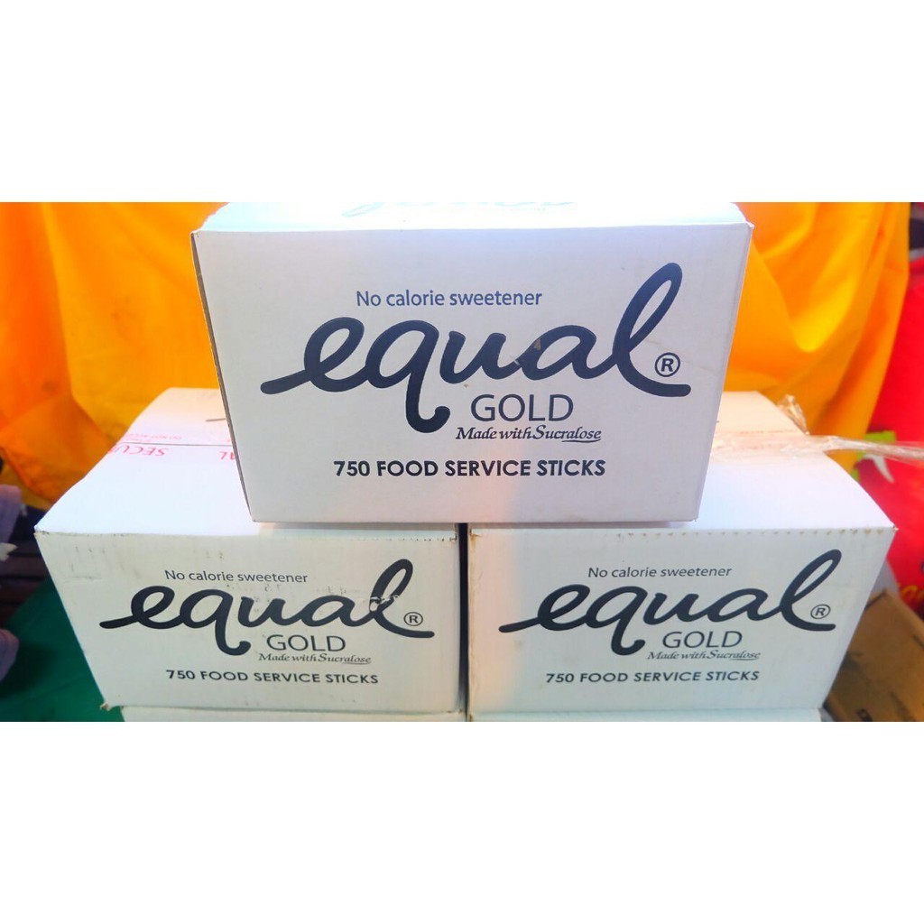 ♠ EQUAL GOLD No Calorie Sweetener (50 STICKS) | Shopee Philippines