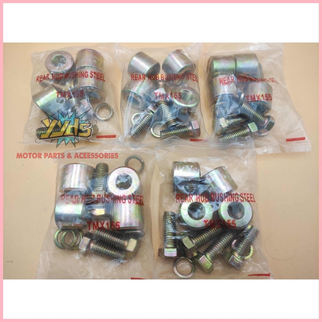 TMX REAR HUB BUSHING STEEL WITH BOLT MOTORCYCLE | Shopee Philippines