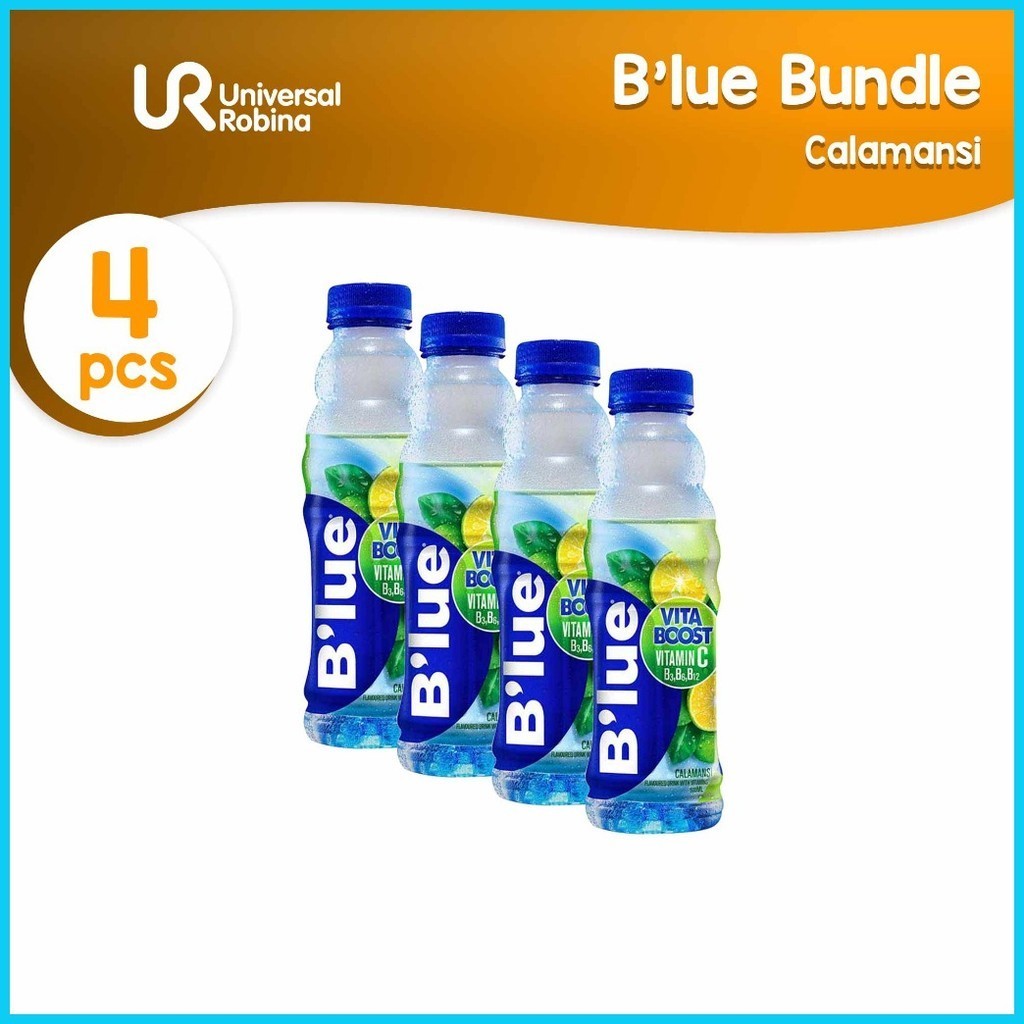 4 X B'lue Calamansi Flavored Vitamin Drink (500ml) | Shopee Philippines