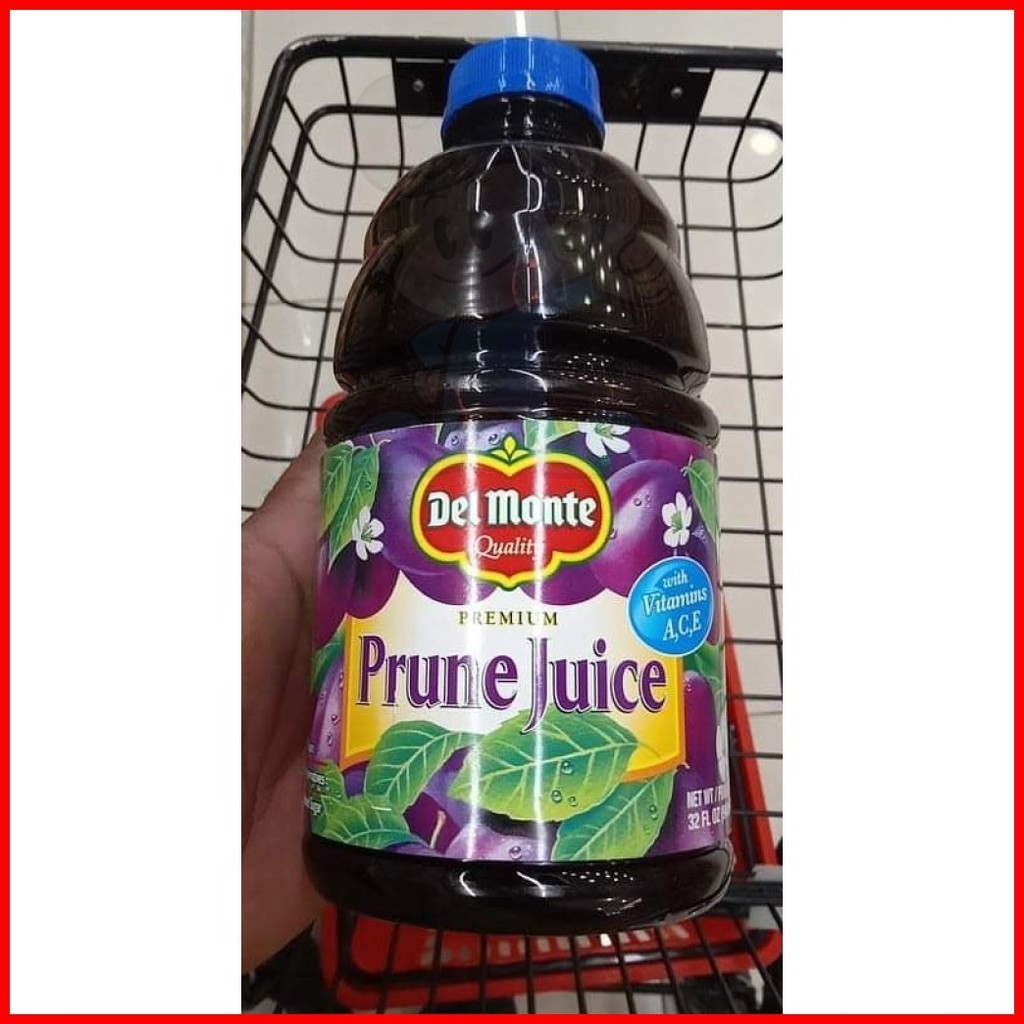 ๑ Del Monte Prune Juice with Vitamin A,C,E (2 x 32 oz) | Shopee Philippines