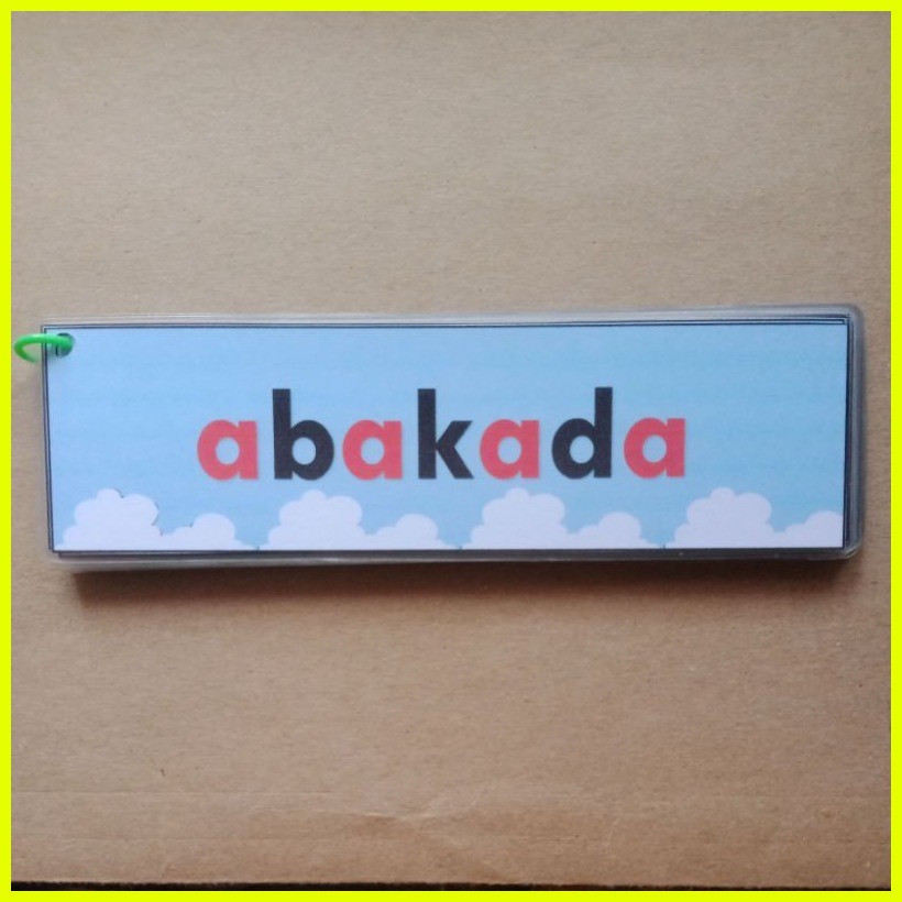 ∆ ♧ ABAKADA Laminated Cards for Kids Tagalog Reading Materials | Shopee ...