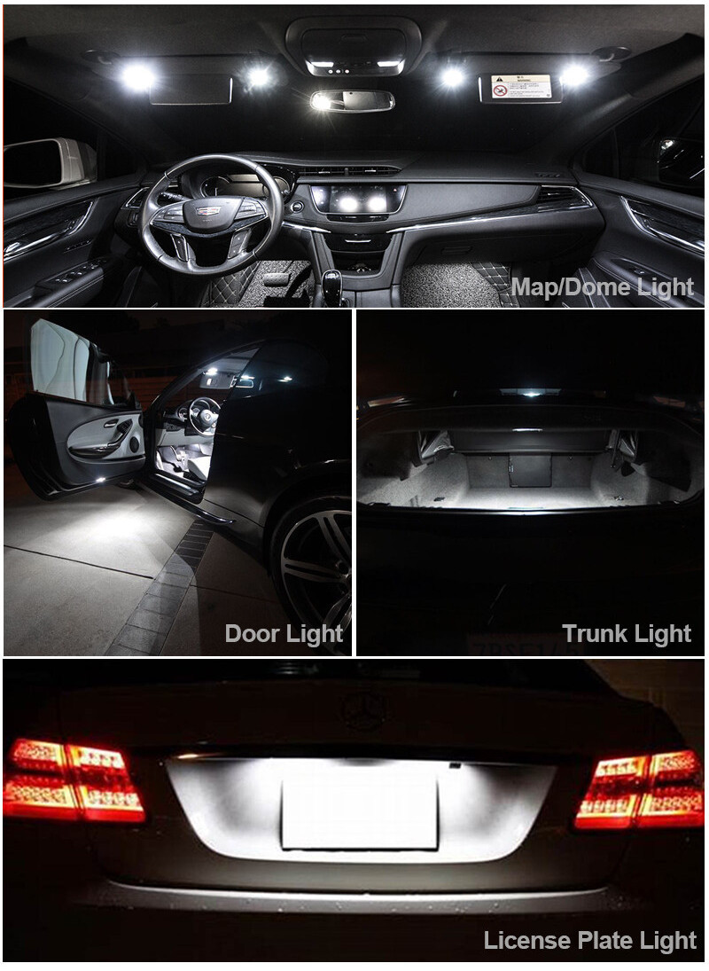 LED Interior Exterior Light Conversion Package for Nissan