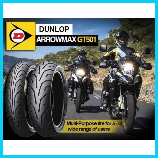 Dunlop 110/70 17 & 140/7017 GT501 TUBELESS TIRE Shopee Philippines