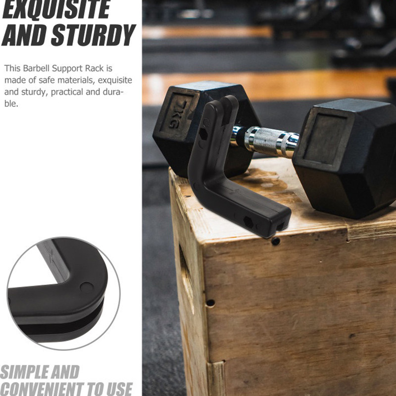 2pcs V Type Dumbbell Rod Stand Plastic Barbell Storage Rack Dumbbell ...