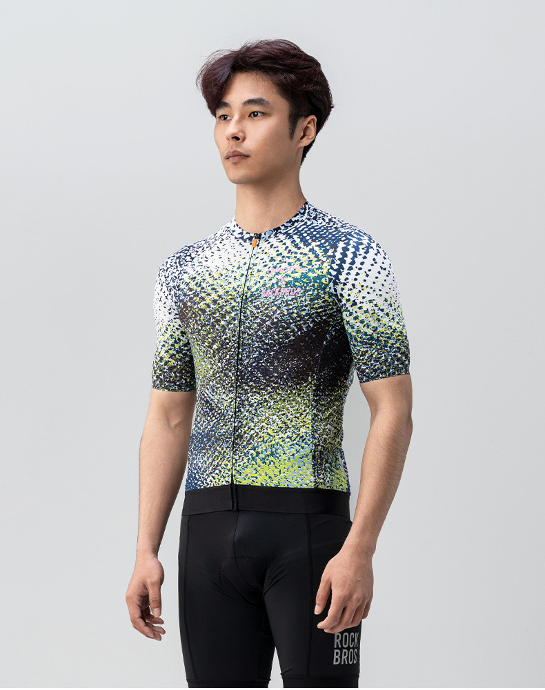 ROCKBROS – maillot de cyclisme d'été, protection solaire, respirant, séchage rapide, capuche, manches longues, chemise de vélo, vtt, route, tissu Anti-UV  18