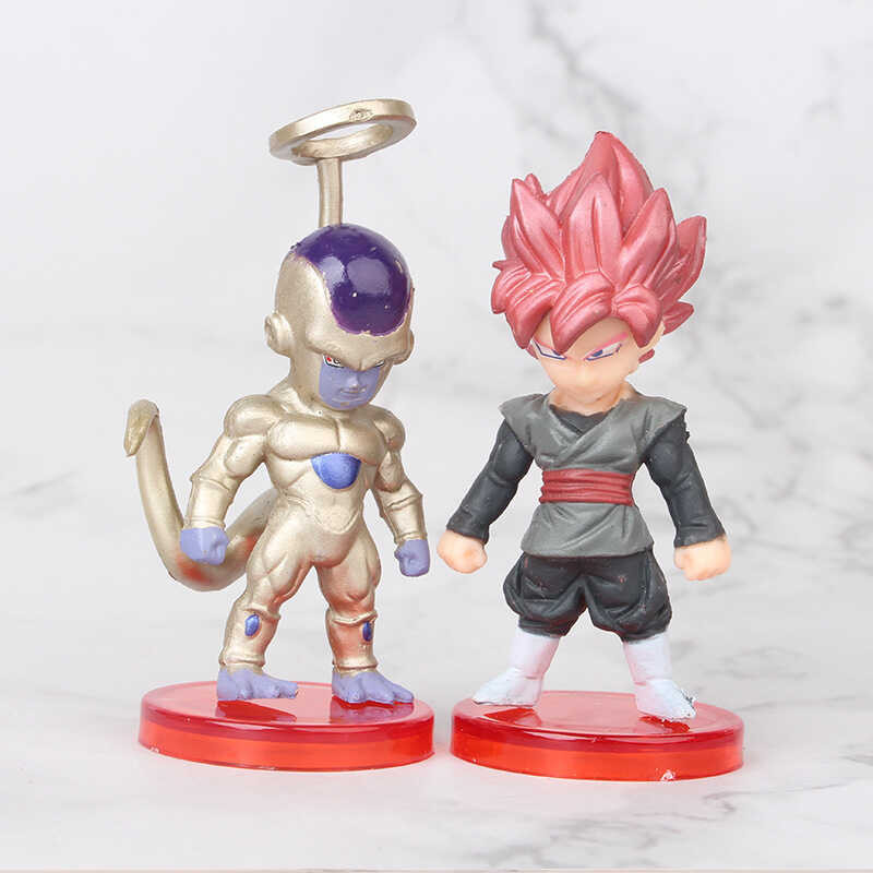 Lot De 21 Figurines Dragon Ball Z - Personnages Super Saiyan (Goku, Gohan, Vegeta, Broly)