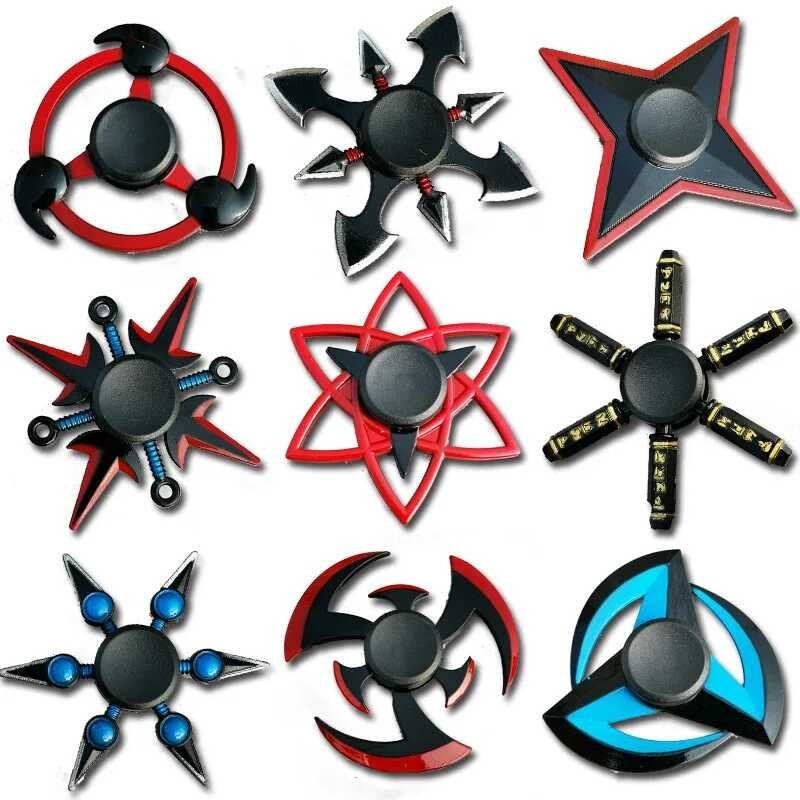 Creative Fidget Tri Zinc Alloy Ninja Shuriken Sharing Hand Spinner ...