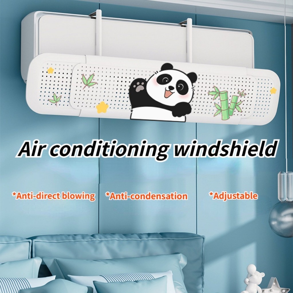 Adjustable Air Conditioner Deflector,Air Conditioner Wind Shield Aircon ...