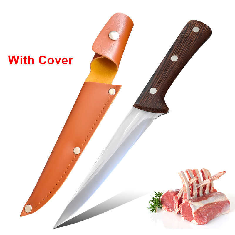 Kitchen Knives Slice Fruit Chef Cooking Cut Meat Cleaver Fish Stainless