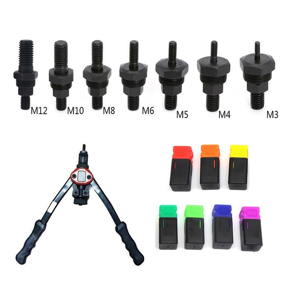 DEAL| Riveter Tool Part Threaded Mandrel Replacement For Hand Nut Rivet ...