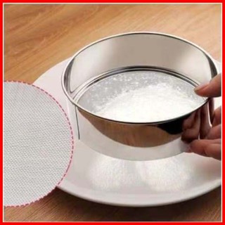 Flour Mesh Sifter Sieve Handheld Icing Sugar Shaker Strainer Sieve Tool ...