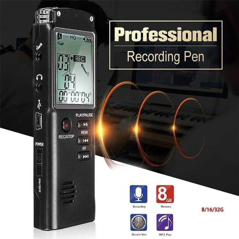Digital Voice Rechargeable Recorder REC Recording Pen Gamit Ang ...