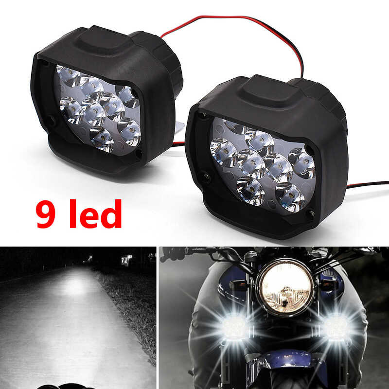 Motorcycle Lamp 12V Driving Headlight Fog Auxiliary Light For Kawasaki ...