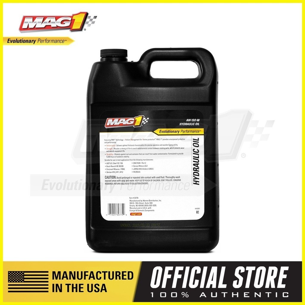 ♈ MAG 1 AntiWear ISO 68 Hydraulic Oil 1 gal PN60774 Shopee Philippines