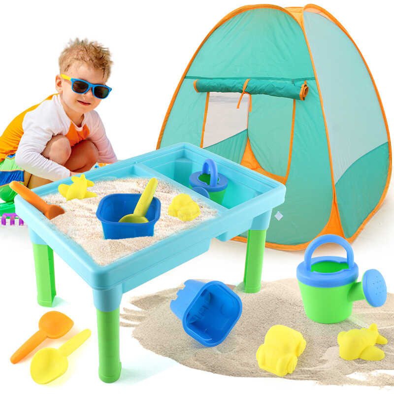 40 Children's Game House Indoor Baby Toy Beach DIY Tent Set | Shopee ...