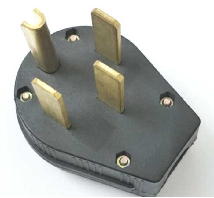 Apa】Black 50A \12304; 125V/250V NEMA L1450P L1450R US 3 Pole Industry