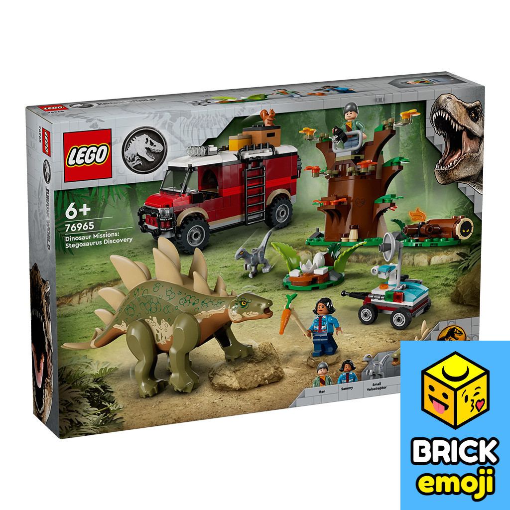 LEGO 76965 Jurassic World Dinosaur Missions: Stegosaurus Discovery ...