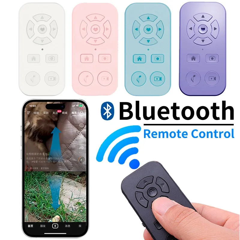 Universal Remote Control Bluetooth Smart Remote / Portable Selfie Stick ...