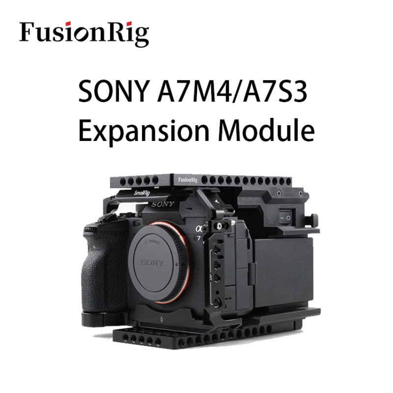 FusionRig For Sony A7M4/A7S3 Camera Cage Expansion Module cineback ...