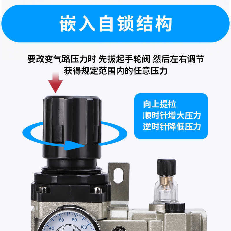 SMC type air oil-water separator AF4000-04D automatic drainage AF3000 ...