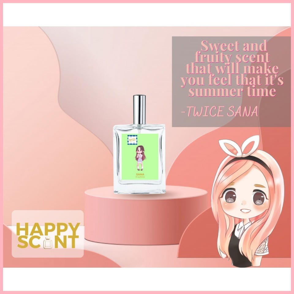 I Happy Scent KPOP TWICE SANA Perfume Collection Eau de Parfum | Shopee ...