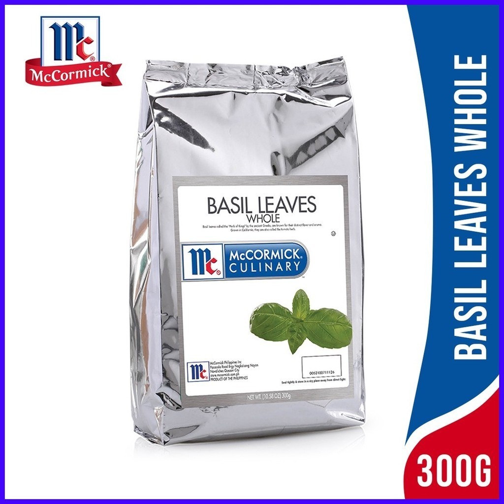 ∆ ☌ McCormick Basil Leaves Whole 300g | Shopee Philippines