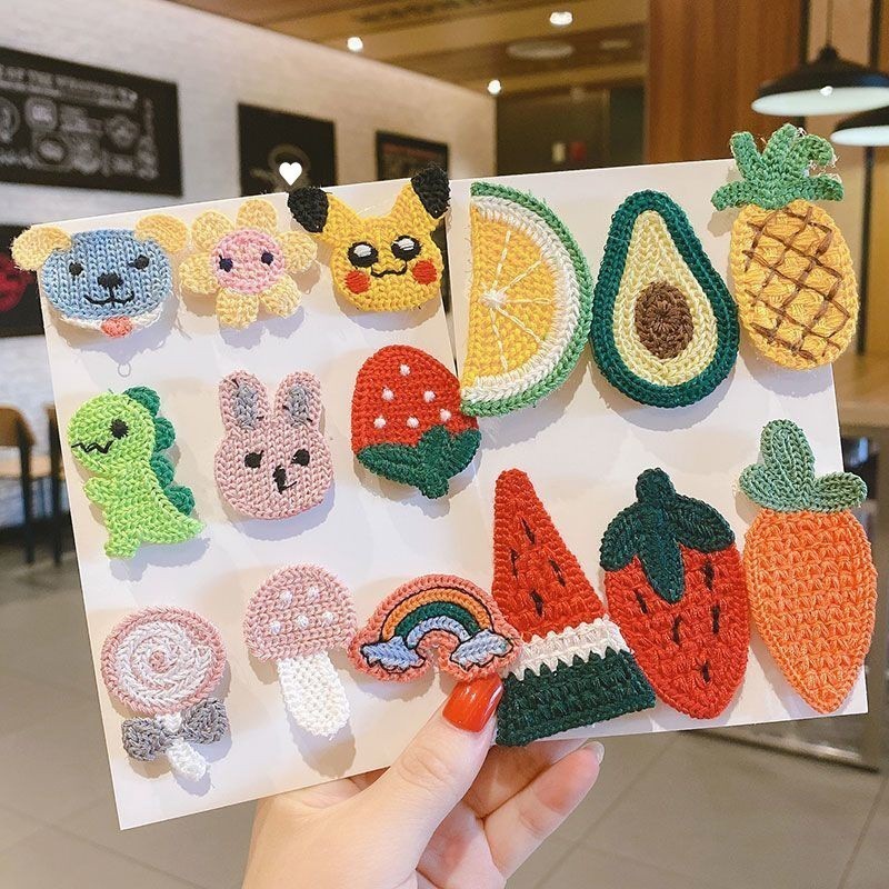 Cartoon Magic Patch Hair Velcro Pad Magic Paste Bangs Sticky Bangs ...
