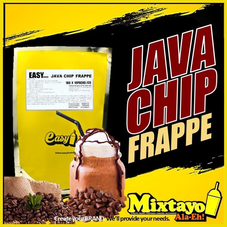 Java Chip Powder Mix (EasyBrand for Frappe, Milktea, and Ice cream ...