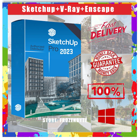 ☃ Full Version Latest Sketchup Pro 2023 2022 2021 + V-ray + Enscape 